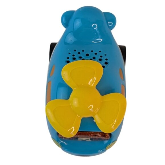 Vtech Go Go Smart Wheels Blue Helicopter Red Fire Truck Vehicle Lot Tested - Picture 7 of 14